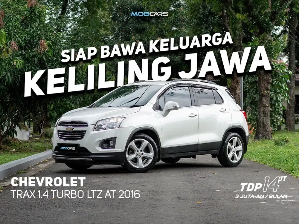 FREE SALDO E-TOLL 1 JT TRAX 1.4 TURBO LTZ AT 2016 PUTIH