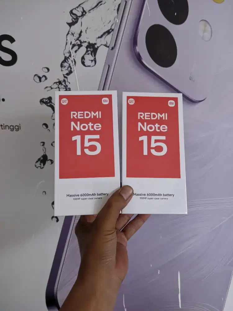 Berminat silahkan WA Xiaomi Redmi Note 15 8/128 Garansi resmi 15bln