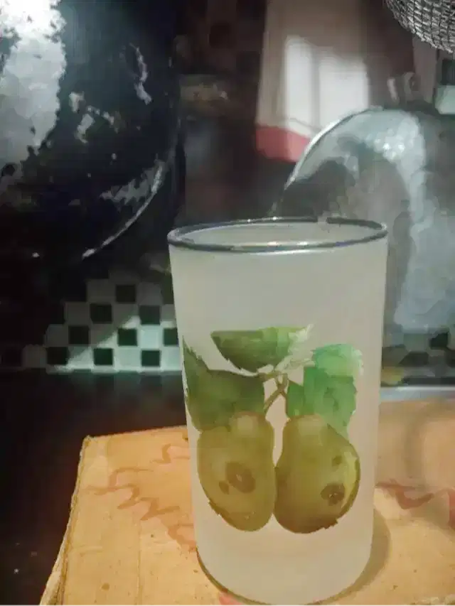 Obral Gelas tamu Motif buah