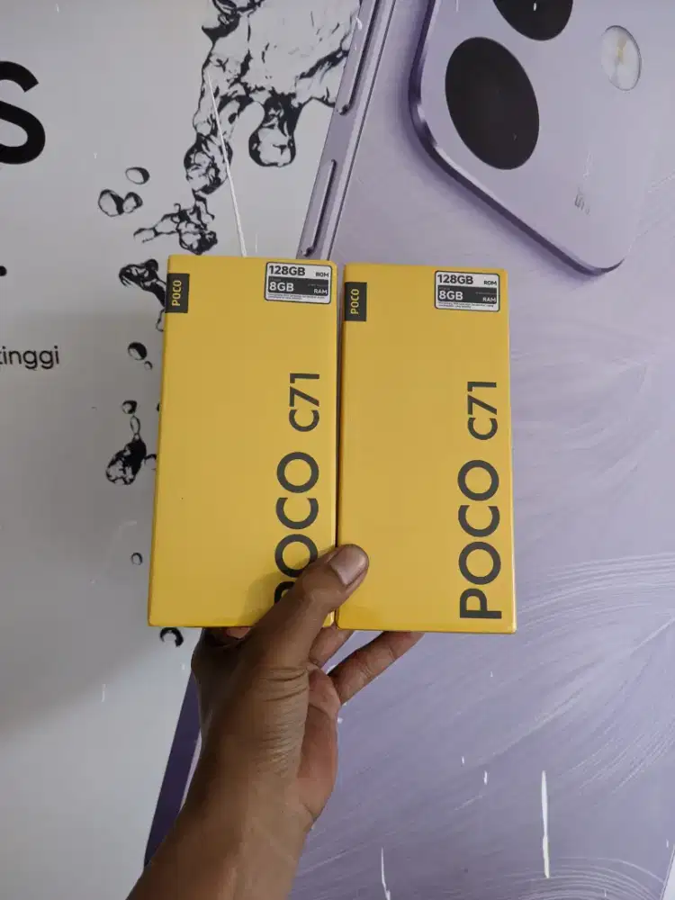 Fast respon WA Poco C71 4+4/128 Garansi resmi 15bln