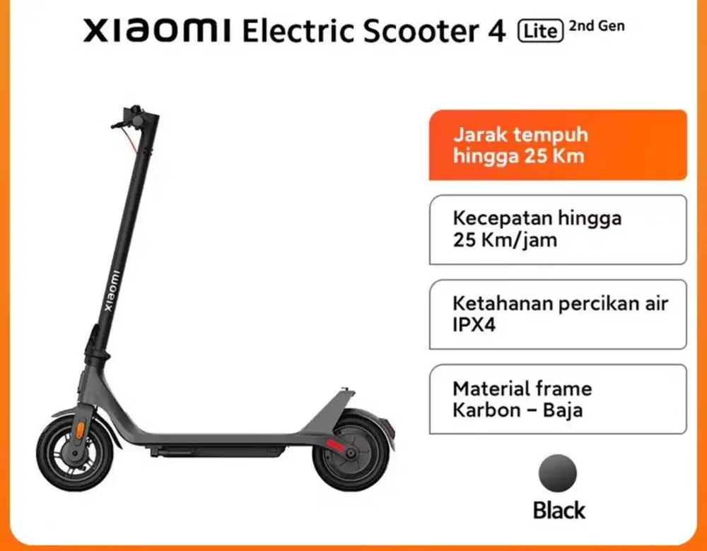 Skuter Elektrik / Electric Scooter Xiaomi 4 Lite 2nd Gen
