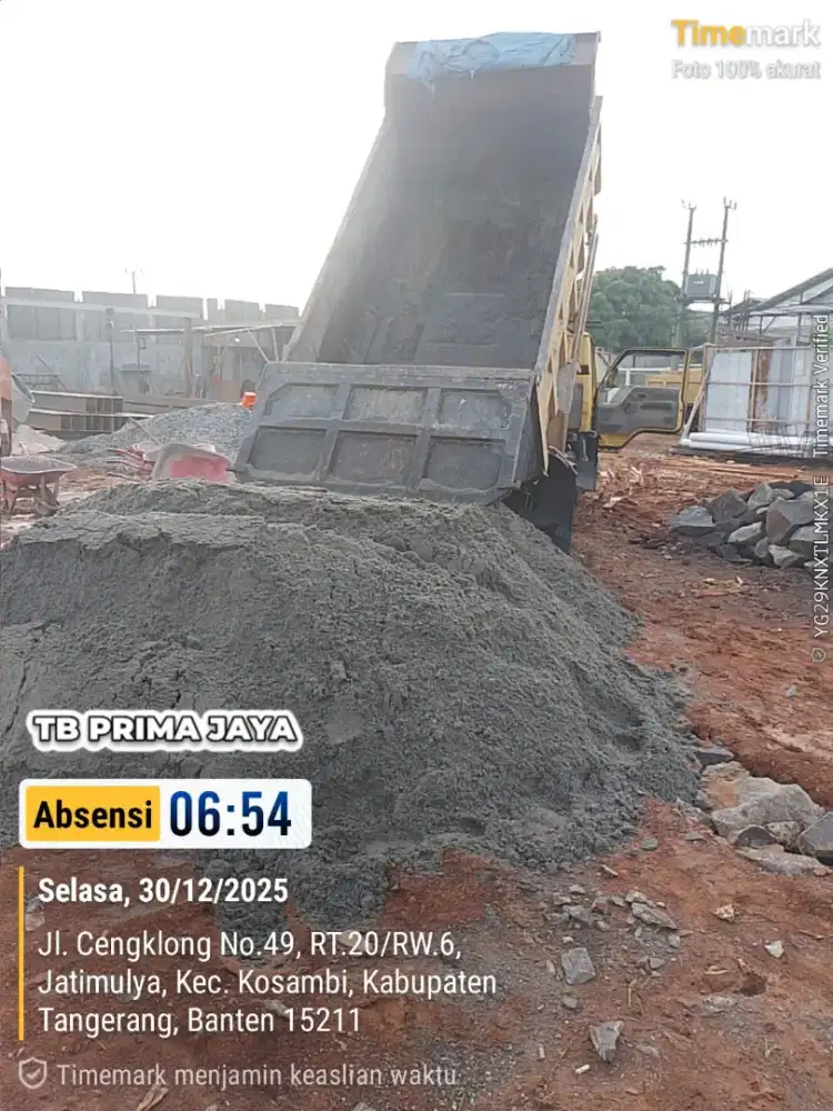 Pasir plester pasang cor