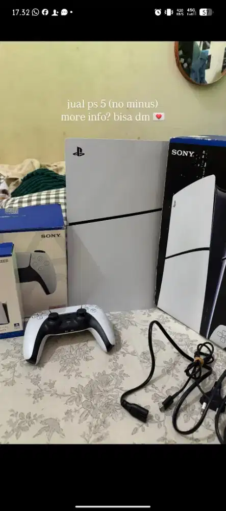 Jual ps 5 lengkap (no minus)