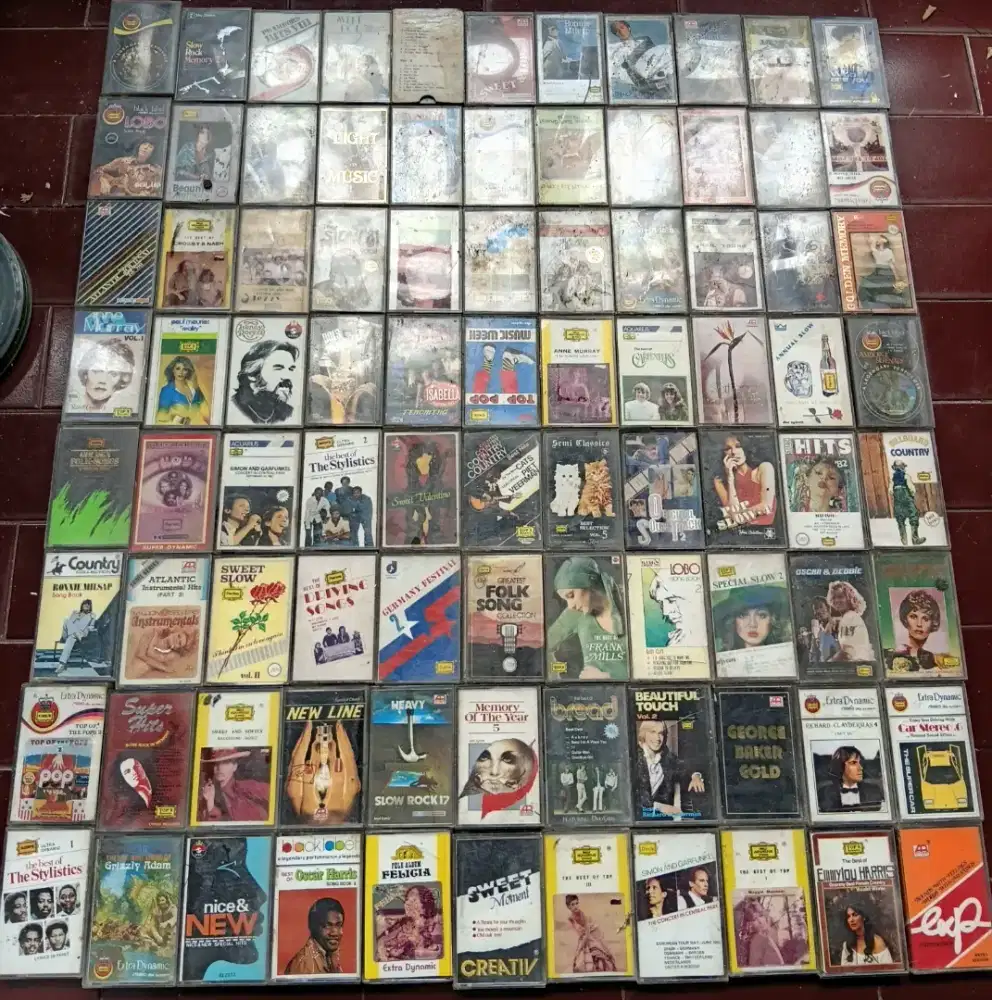 Kaset pita LAGU BARAT semuanya