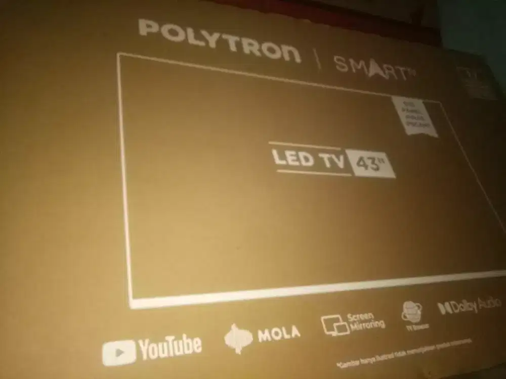 Jual kardus bekas TV uk. 43inc merk Polytron lokasi Bintaro