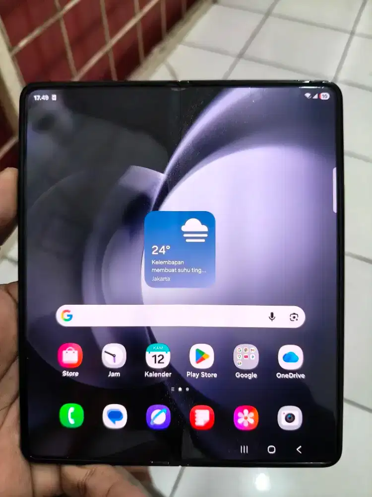DIJUAL SAMSUNG GALAXI Z FOLD 5 5G RAM 12/512 MULUS GAN