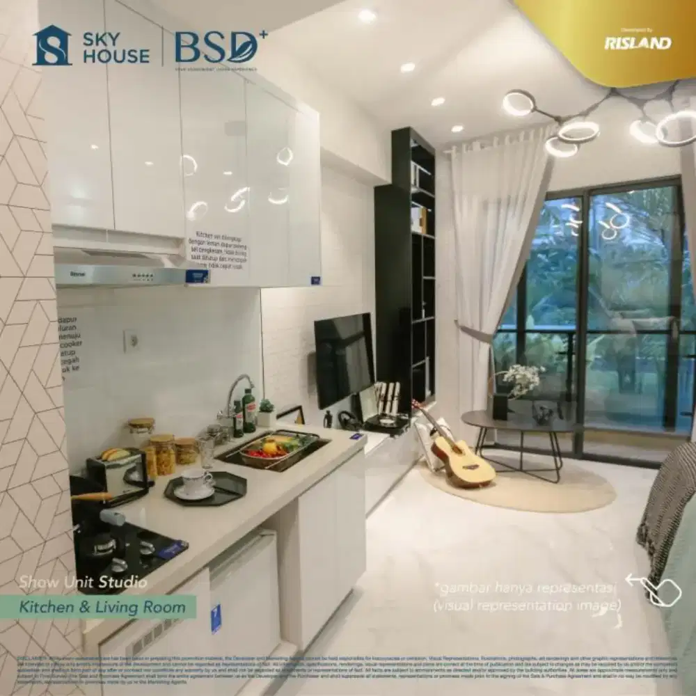 DI JUAL MURAH UNIT STUDIO APARTMENT SKY HOUSE BSD