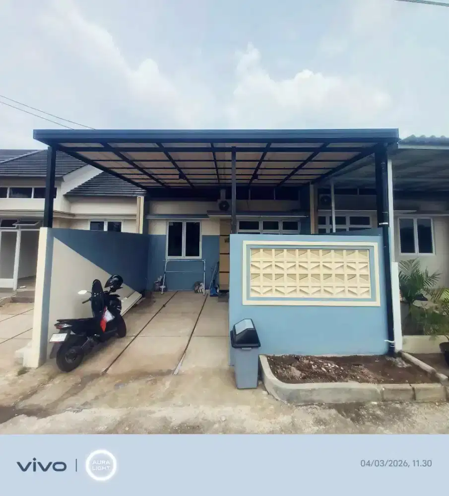 Kanopi rangka baja ringan