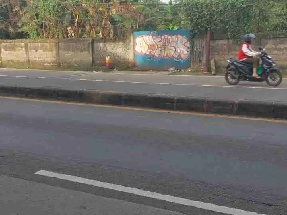 tanah kosong sudah dipagar keliling siap pakai dekat ke pasar parung jual /sewa