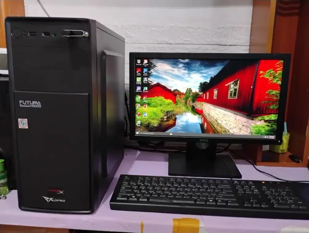 Pc fullset / intel core i5 + ram 12gb + ssd 256 + monitor 20inch