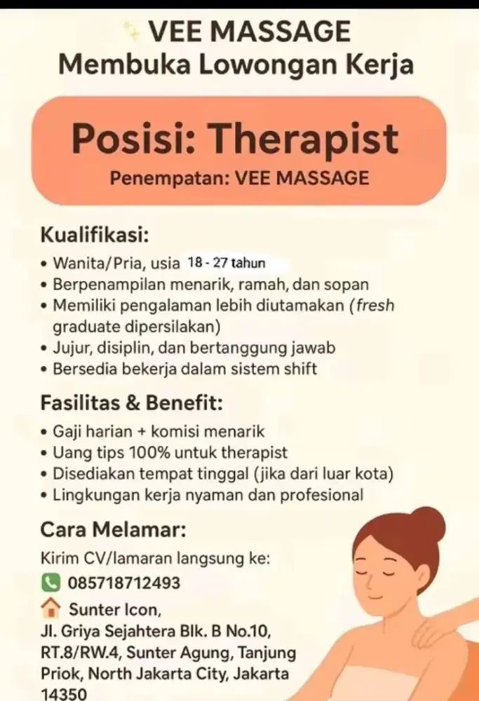 Lowker khusus therapist