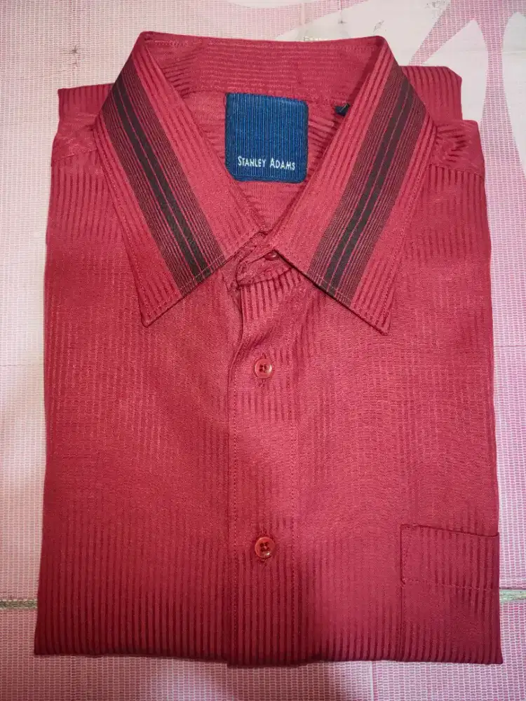 STANLEY ADAMS KEMEJA PRIA [MERAH MAROON]
