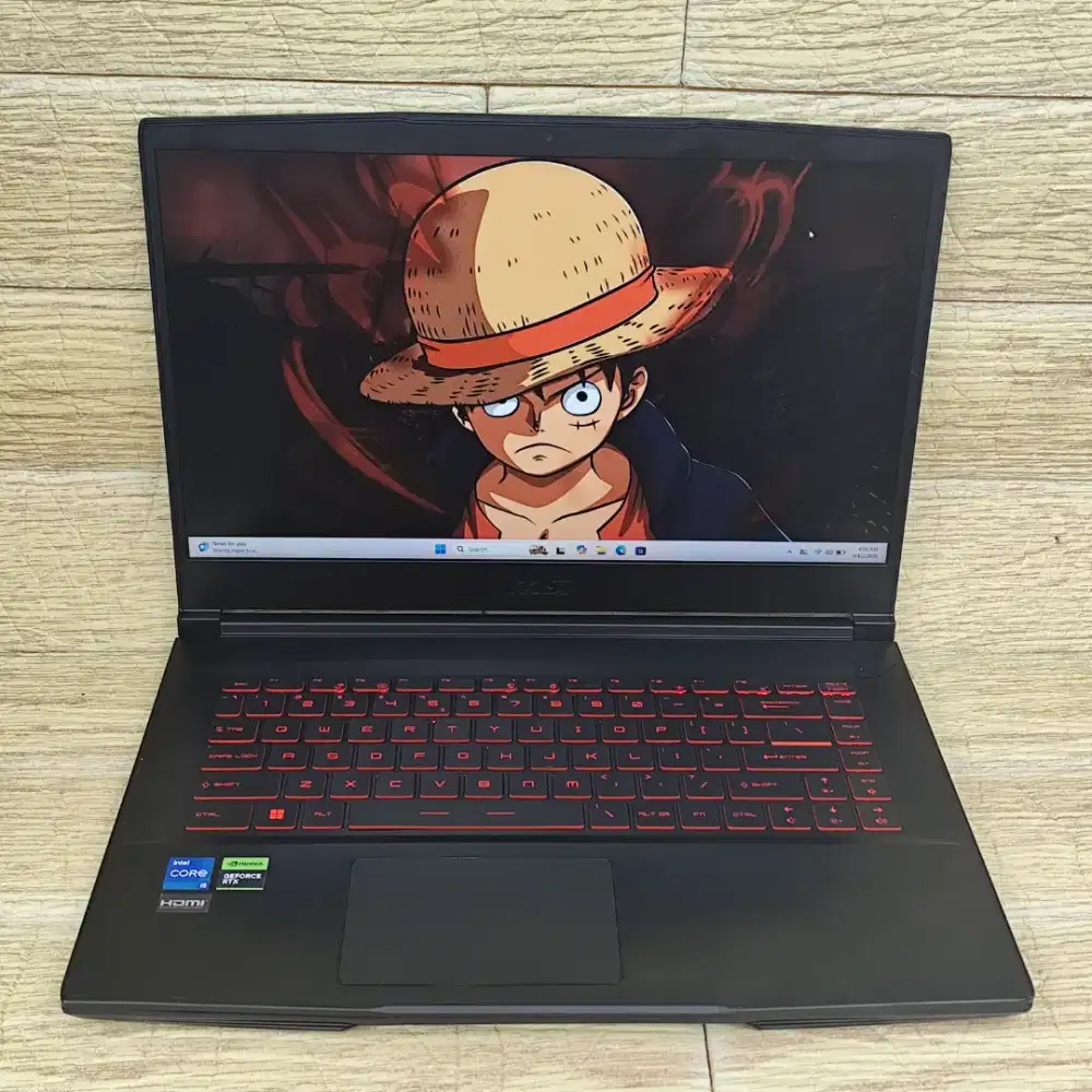 MSI THIN GF63 12UCX A12UCX Core I5-12450H RAM 8GB SSD 512GB RTX 2050