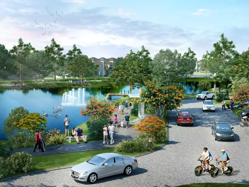 sewa rumah golf island pik full furnish bagus rapi