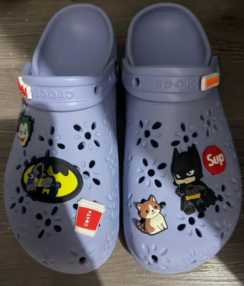 Crocs Floral Violet 41-42 (M9)