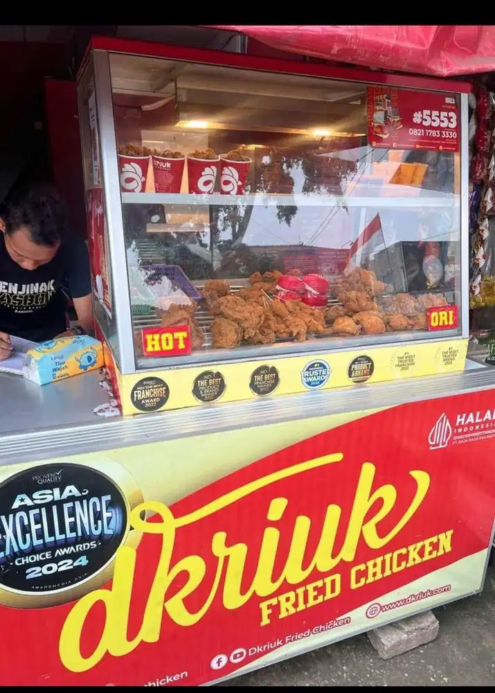 Dijual etalase dkriuk fried chicken