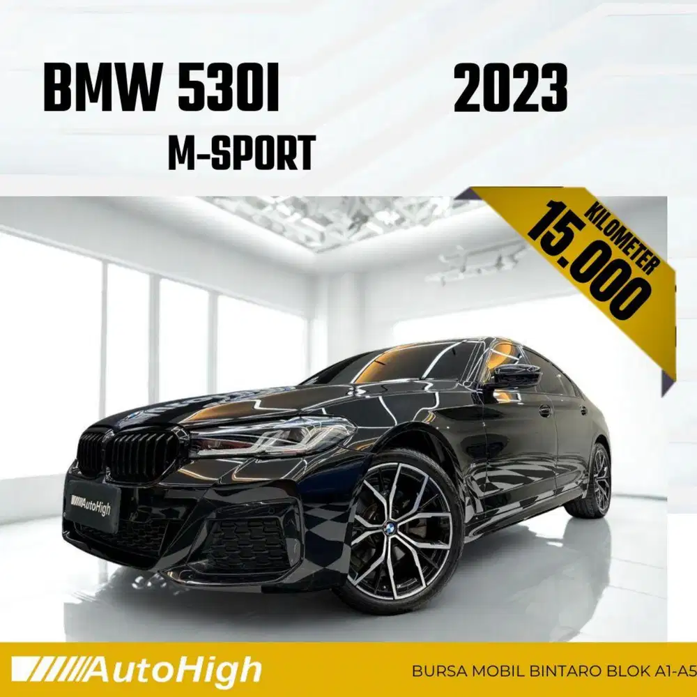 DP10% [Km15.000] 520i M-Sport 2023 Black Reg 2024 #AUTOHIGH