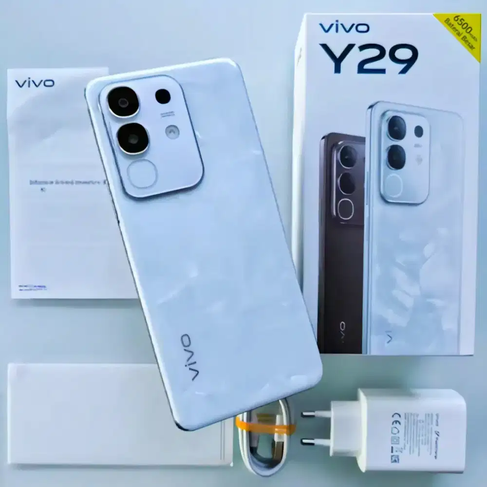 Vivo y29 putih marmer