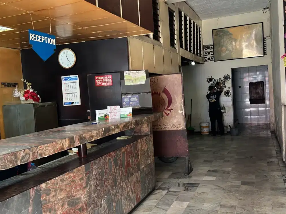 Kost-Hotel long stay, toilet dalam