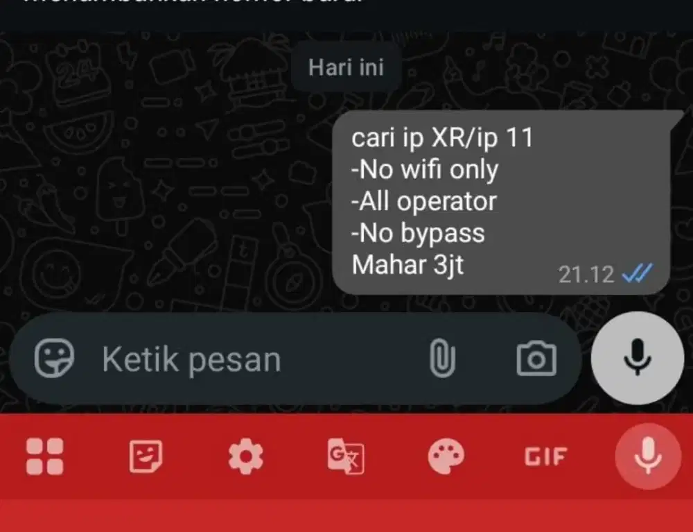 Belii hp XR/ip 11