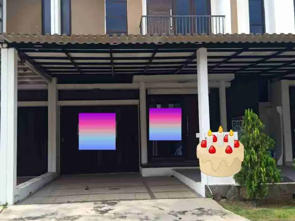 Disewa & dijual rumah siap huni cluster asera harapan indah