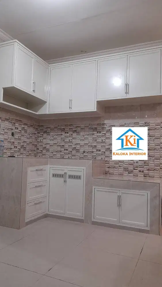 Kitchen Set Aluminium Modern Surabaya Kaloka Interior