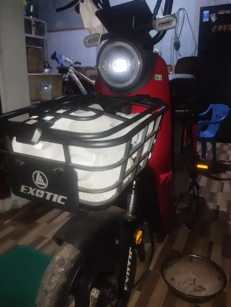 Sepeda listrik merk Exotic