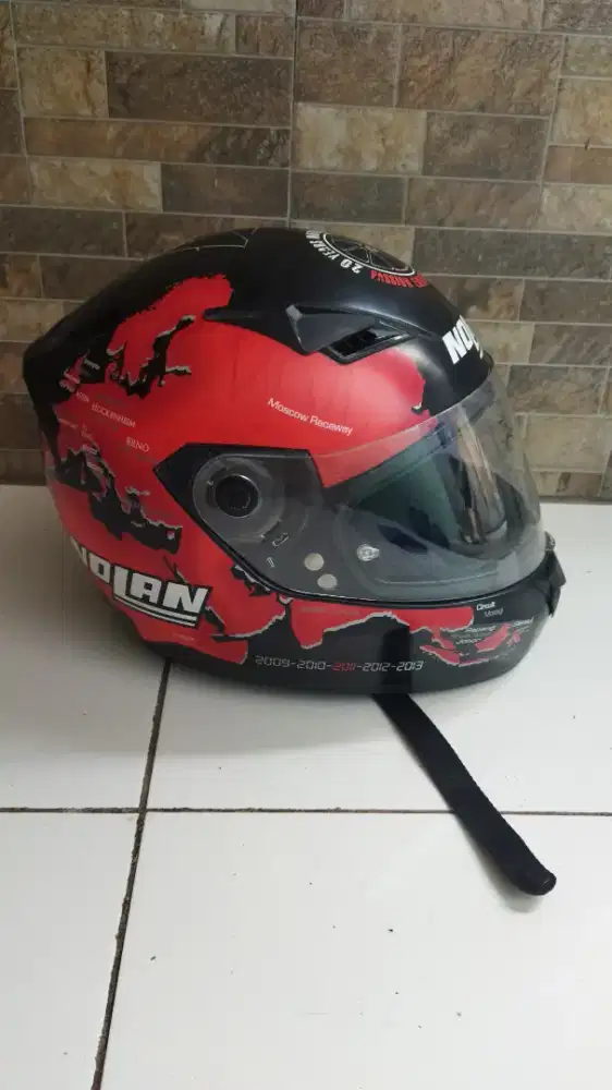 Helm Nolan N605 Carlos checa jual cepat BU