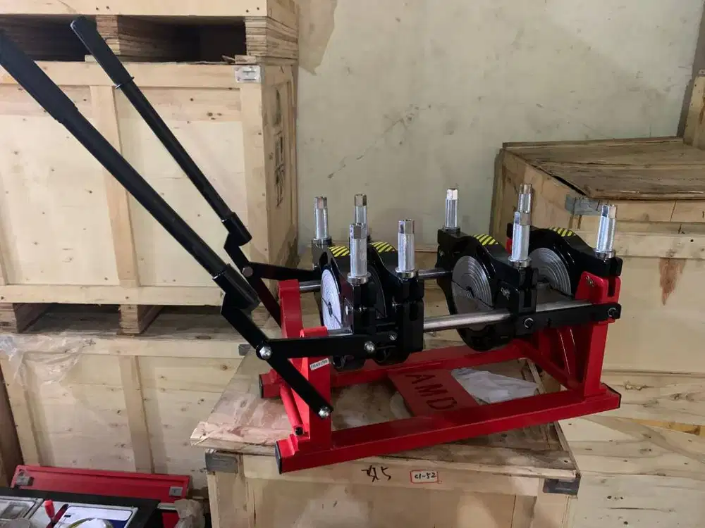 Mesin Las Pipa HDPE Butt Fusion 160 T ( Type dorong ) 4 clamp