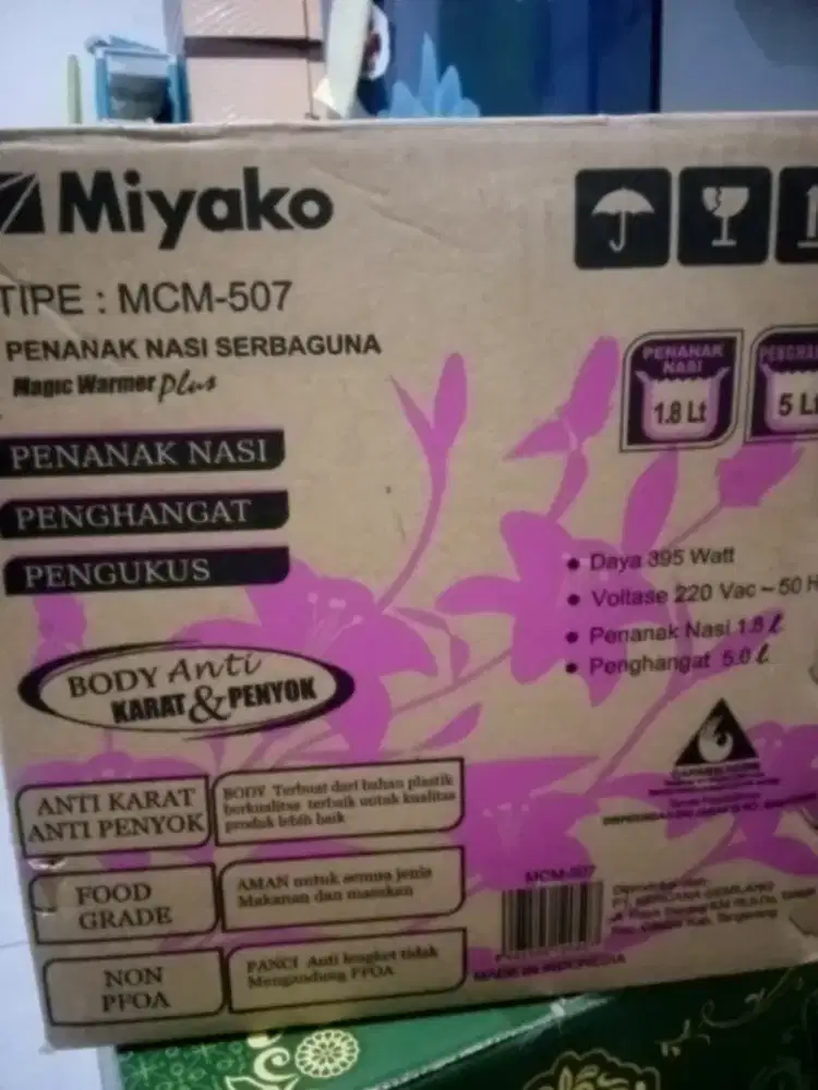Baru dpt hadiah Rice cooker Miyako 1.8L