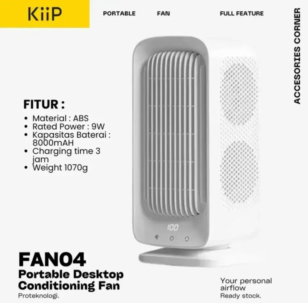 Kipas desktop portable KIIP