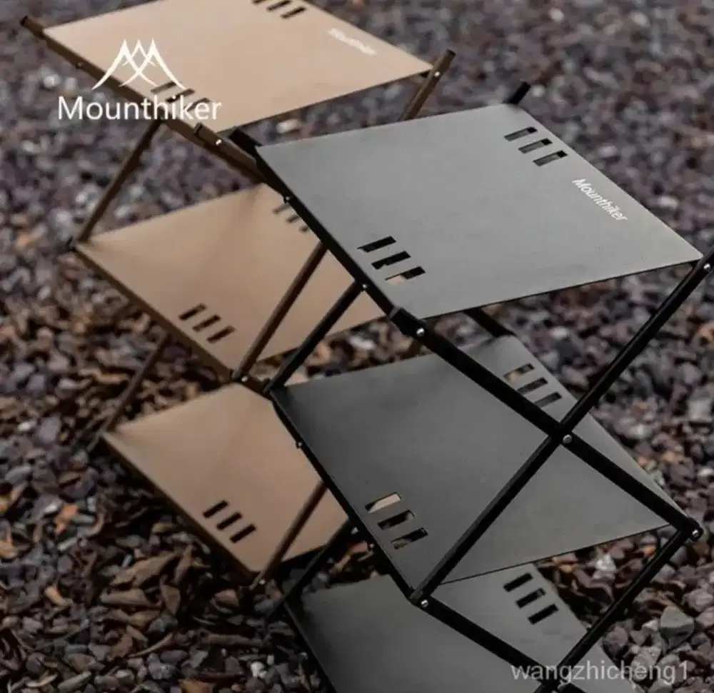 Rak susun dan meja mountain hiker