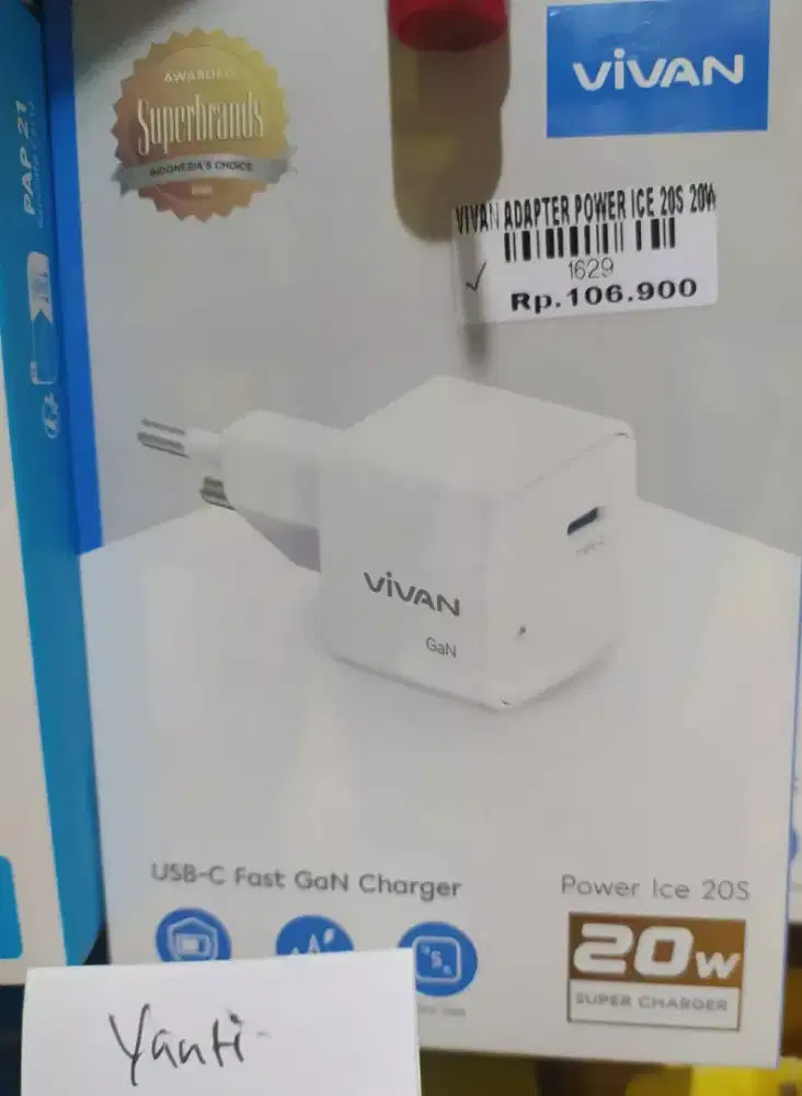 VIVAN ADAPTER POWER ICE 20S 20W | ATLANTIS DAHSYAT