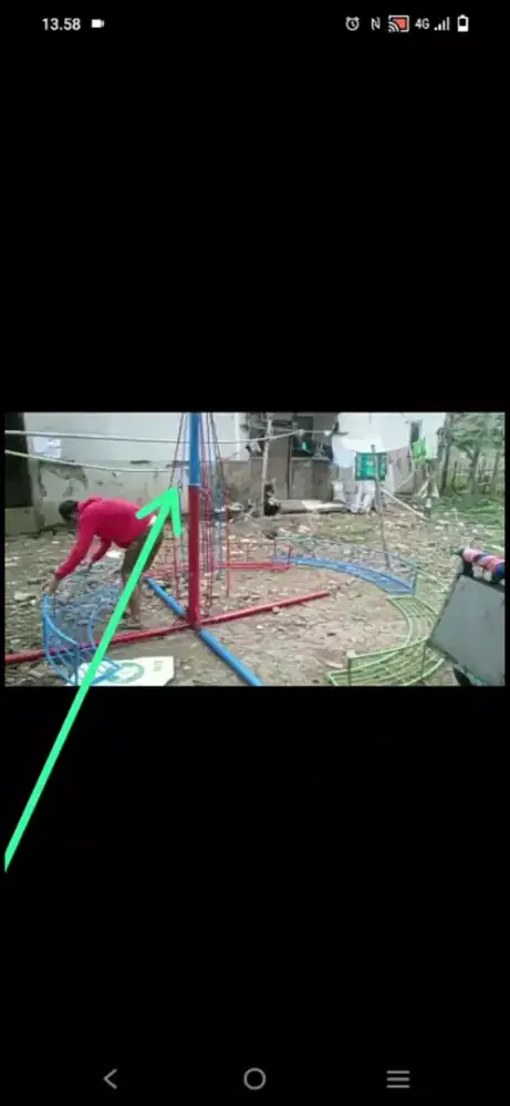 Wahana ombak bayu mini