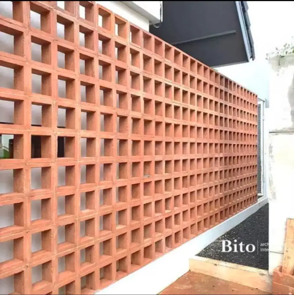 Pagar rumah minimalis, roster beton murah