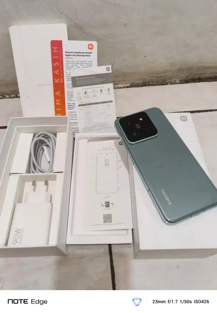 Xiaomi 14 Leica Fullset Garansi Aktiv