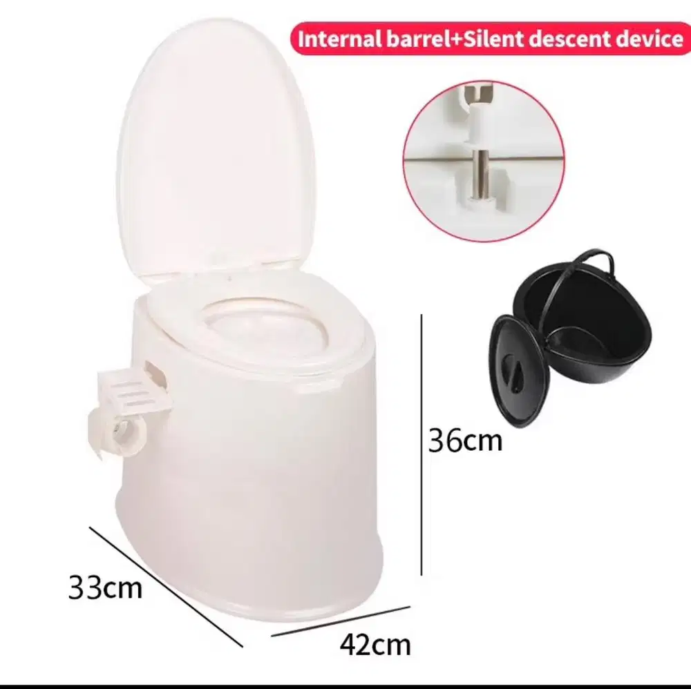 Kloset duduk portable lansia ibu hamil anak berkebutuhan khusus