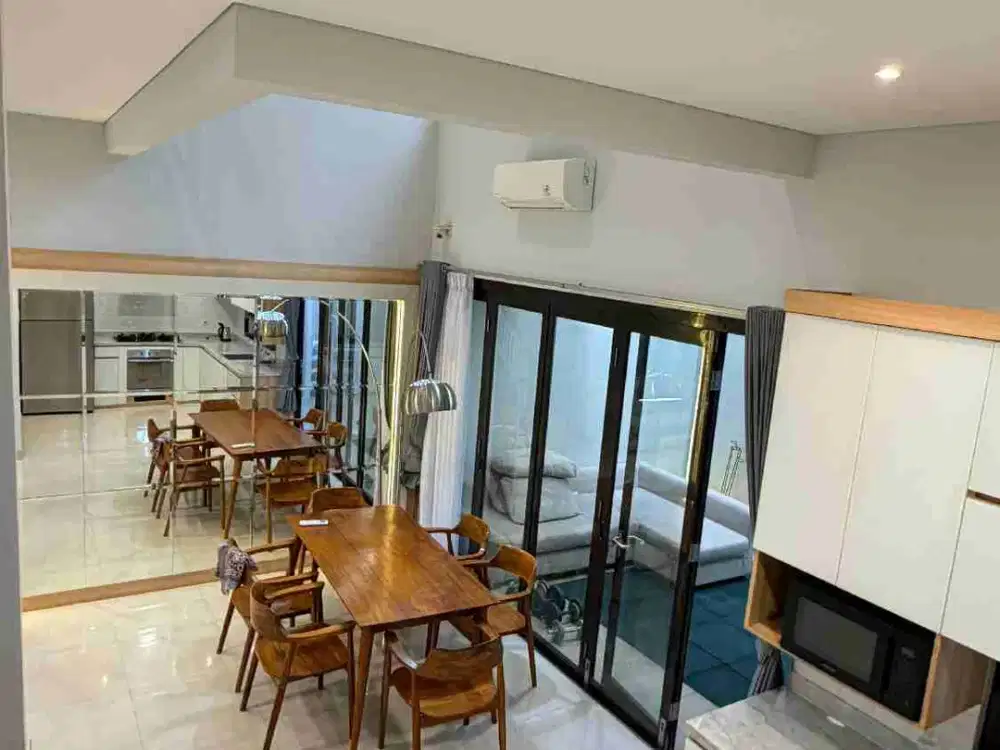 sewa Rumah minimalis Cipete jakarta selatan ( semi furnished & interior bagus )