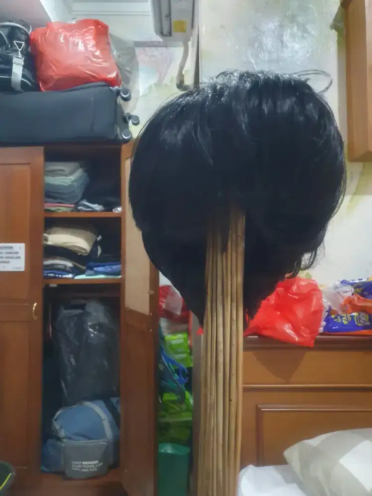 Wig Rambut Pendek Wanita Korea Style Rambut Sintetis