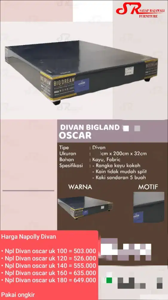 Divan Box Kayu Lapis Oscar Murah Area Jogja (dwi)