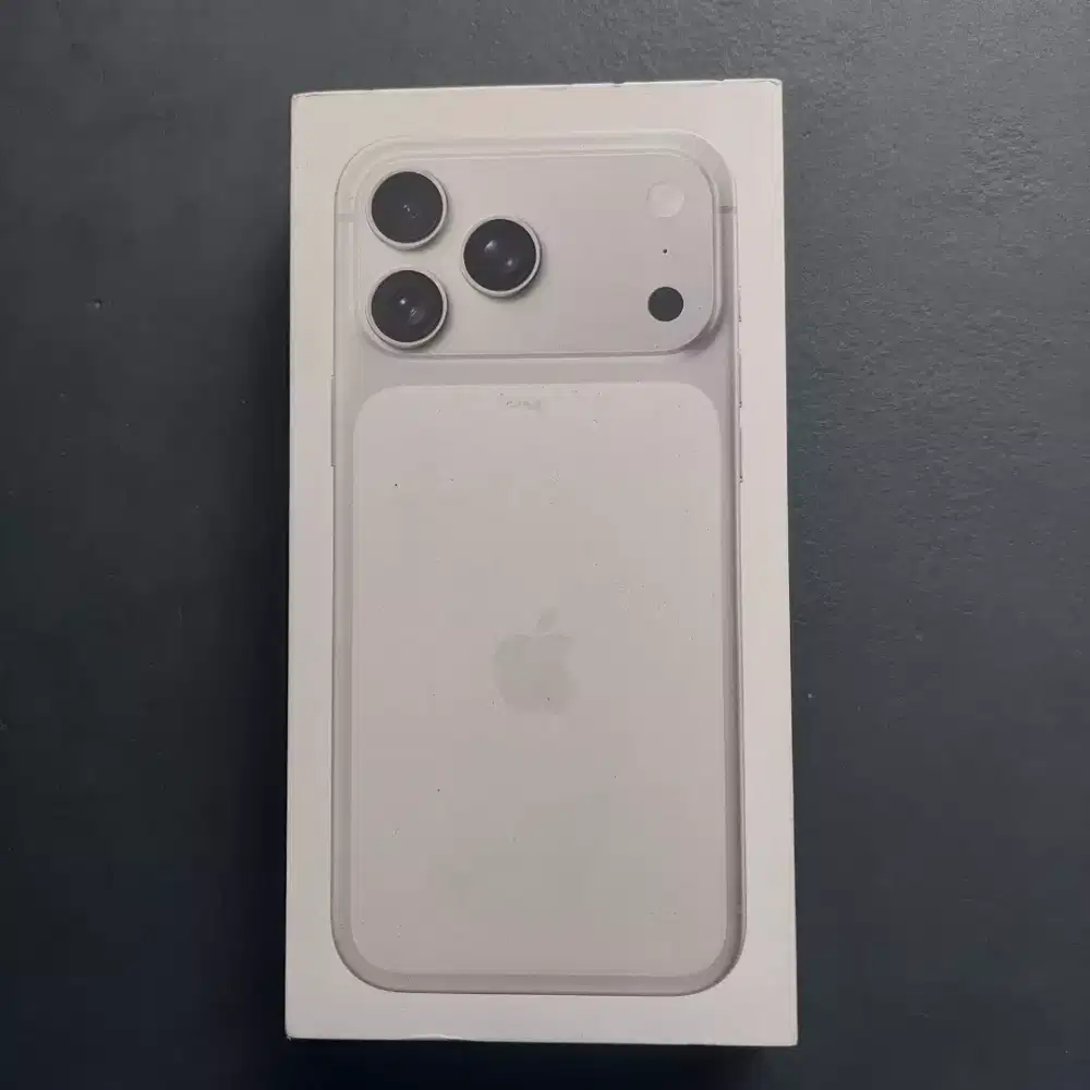 IPHONE 17 PRO MAX 256GB SILVER GARANSI RESMI IBOX