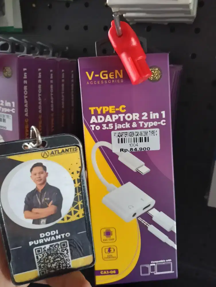 ADAPTER VGEN CA1-06 2IN1 TYPE C |ATLANTIS DAHSYAT