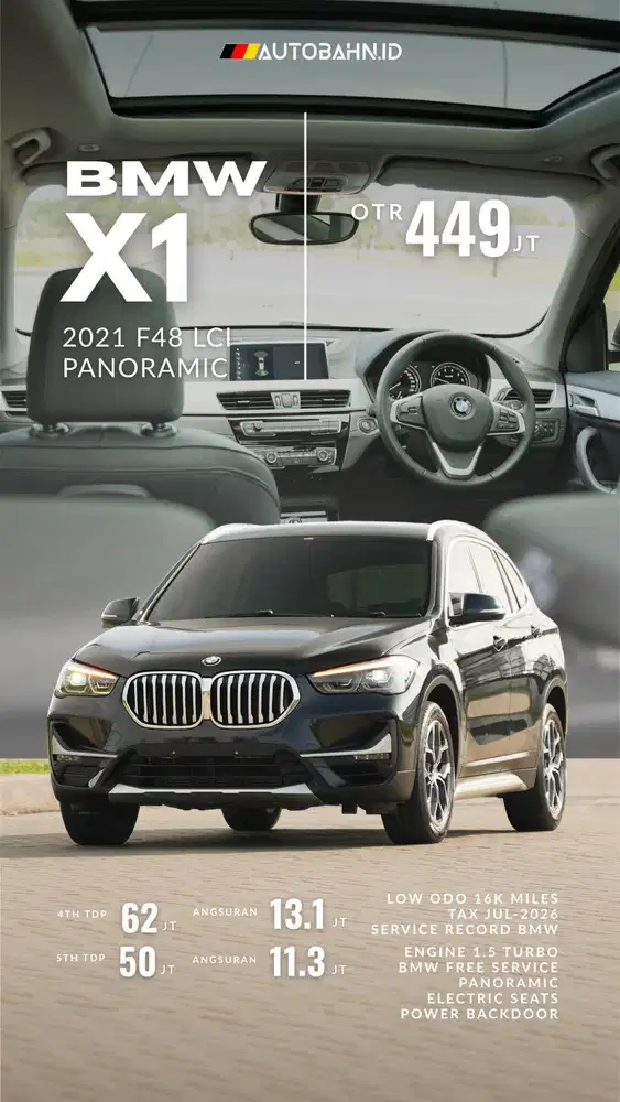 16K! BMW X1 F48 XLine 2021 LCI Facelift Panoramic