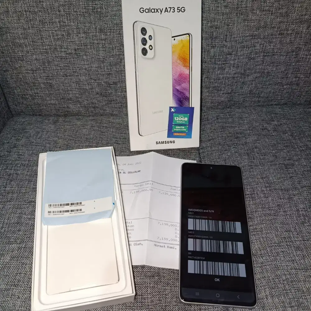 Jual SAMSUNG A73 PUTIH