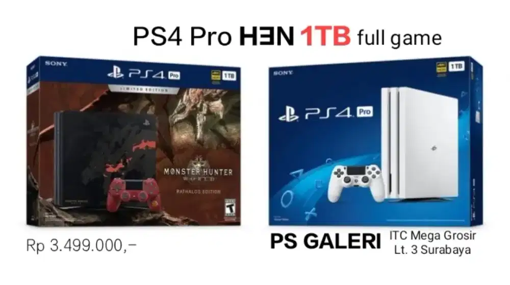 PS4 Pro HAND 1TB Full Game Ramadan Sale