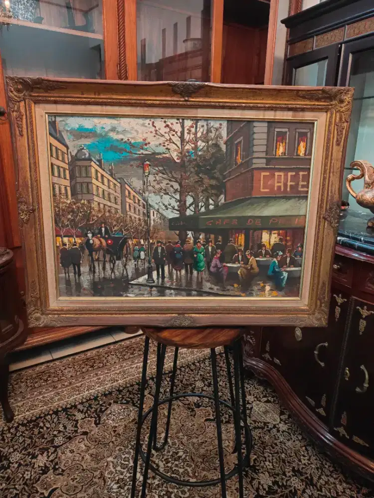 Lukisan eropa kanvas