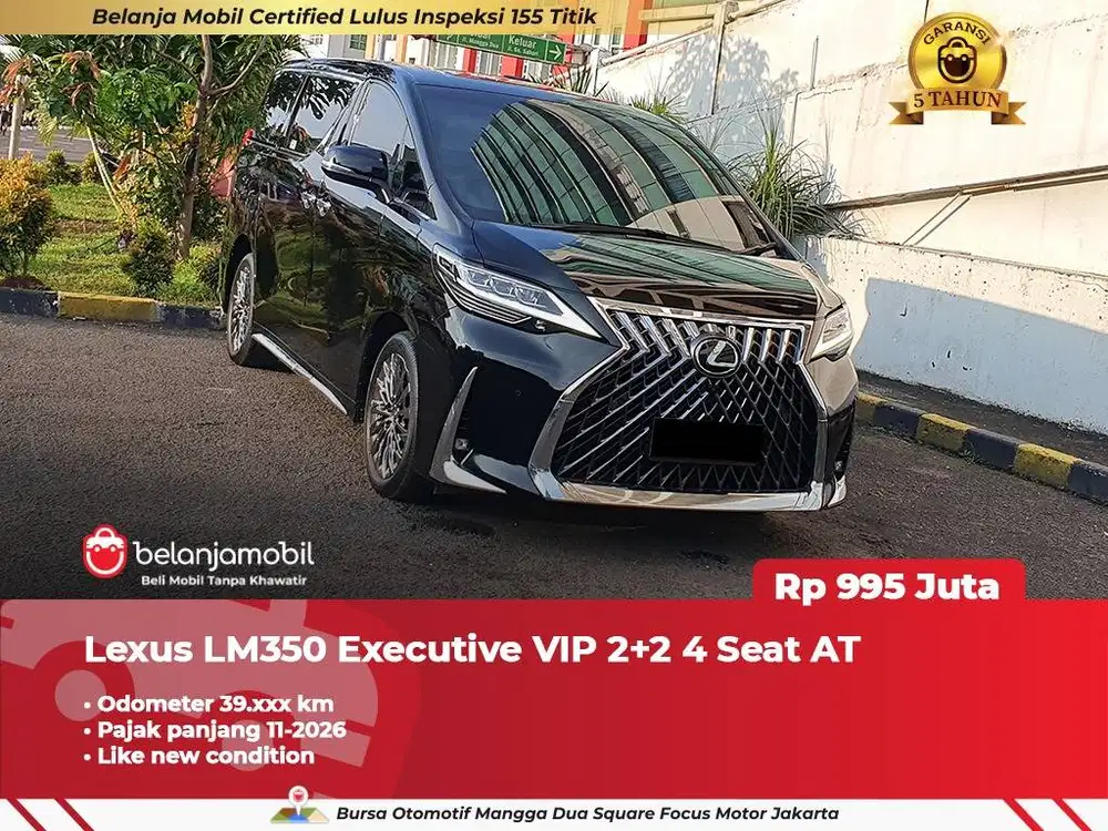 [ VIP 2+2 ] Lexus LM350 LM 350 Executive 4 Seat AT 2020 2021