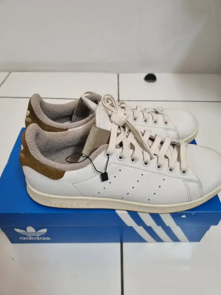 ADIDAS STAN SMITH WHITE BROWN (ORI)