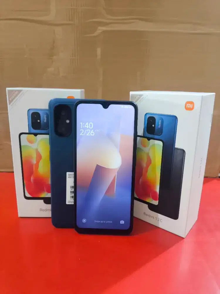 Xiaomi Redmi 12C NEW | Blue/Black | FREE Tempered Glass & Casing