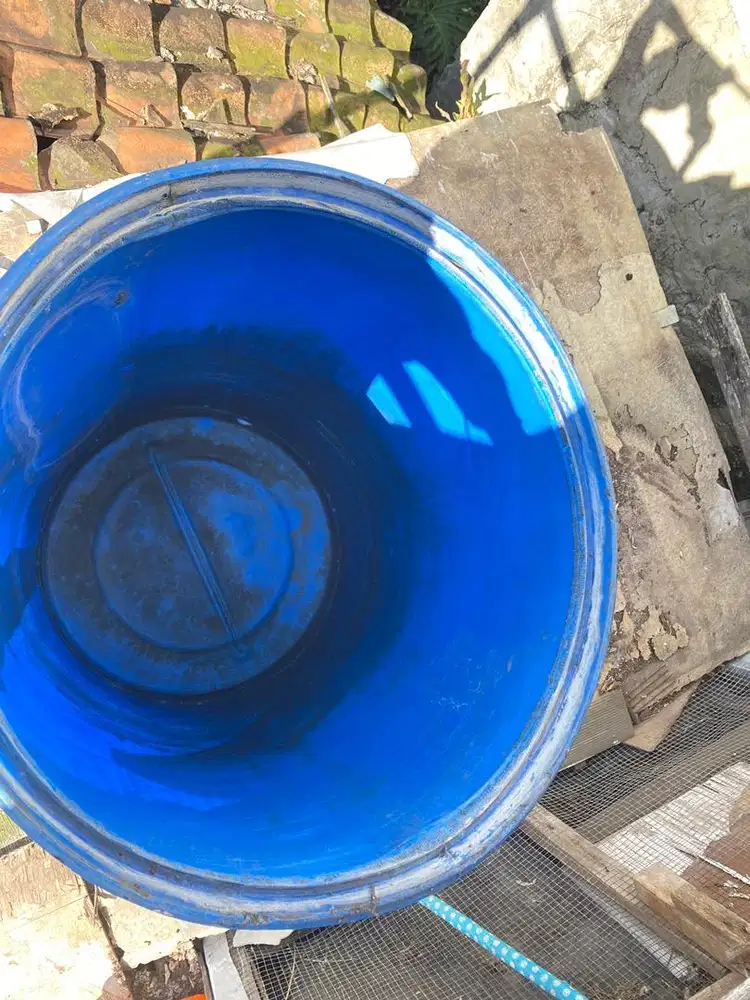 DRUM PLASTIK BIRU/ GENTONG